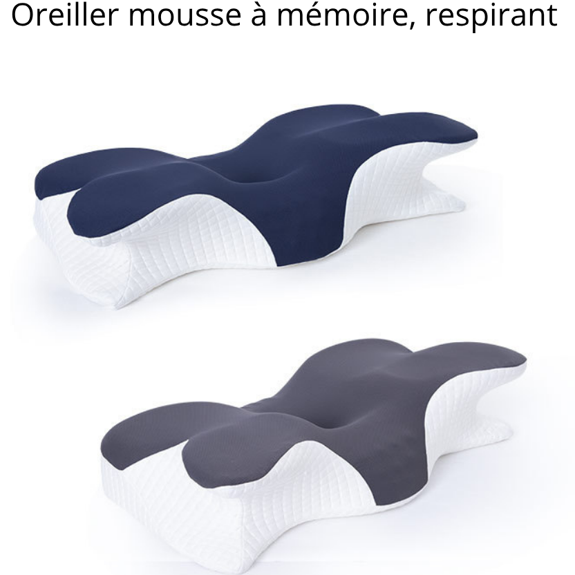 Ergonomisches Memoryschaumkissen. Komfort, Unterstützung und erholsamer Schlaf. 