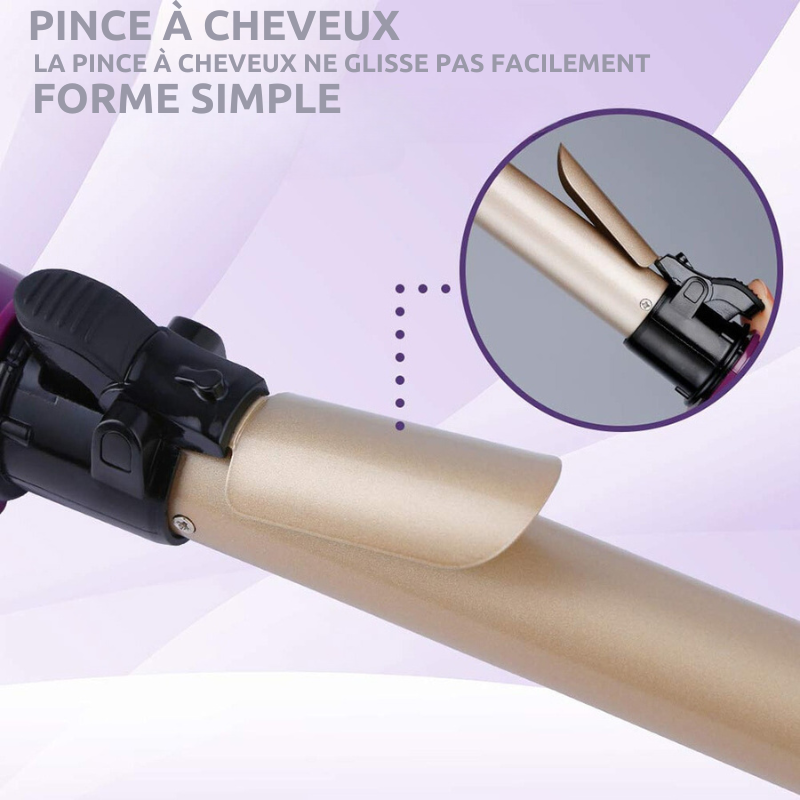 Frise Matic Pro - Fer à boucler facile, rotatif automatique