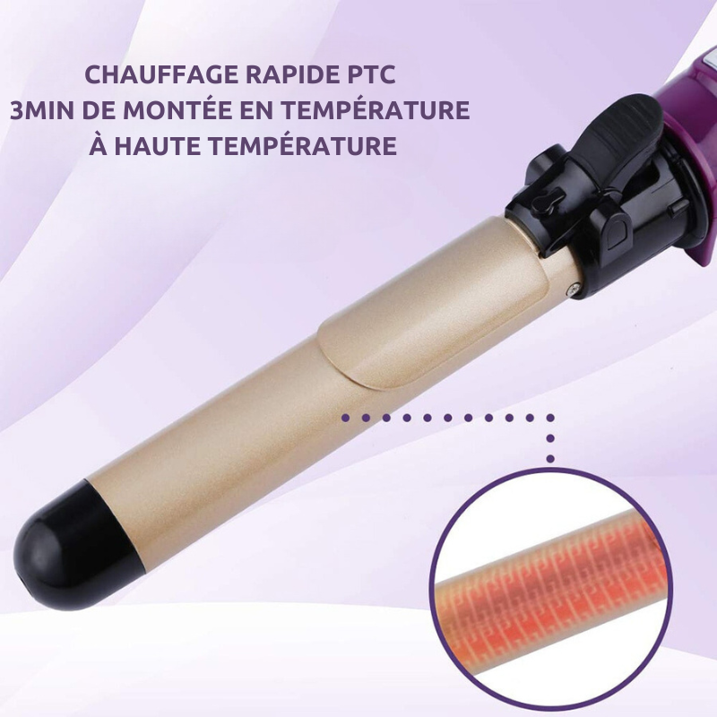 Frise Matic Pro - Fer à boucler facile, rotatif automatique